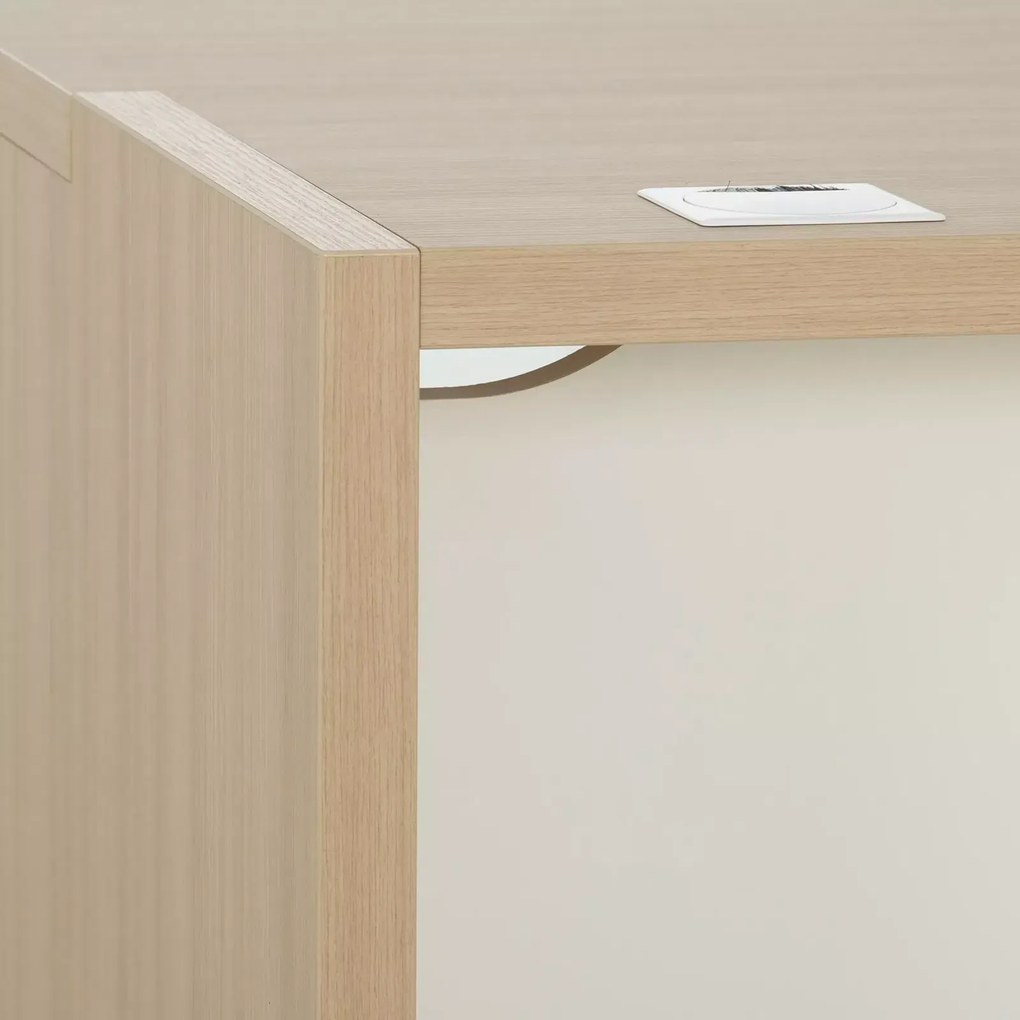 Γραφείο Marbrand– Λευκό – Φυσικό-Μήκος: 200 εκ.