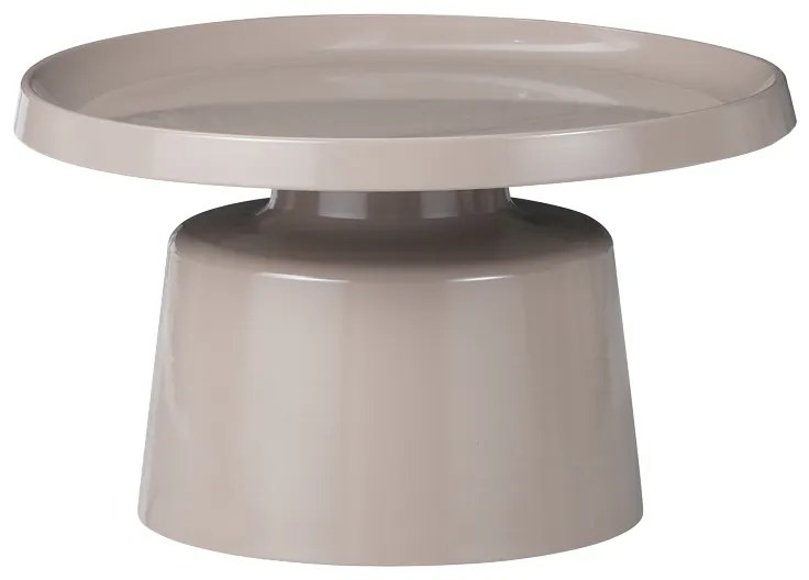 Τραπέζια σαλονιού Ginoze Inart σετ 2τεμ μέταλλο σε cappuccino απόχρωση