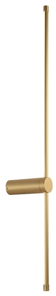 Φωτιστικό Τοίχου - Απλίκα 20117 Led 3000K 20W Gold Matt Aluminum,Acrylic