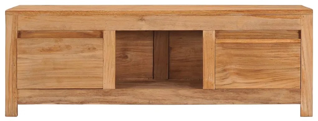 vidaXL Έπιπλο Τηλεόρασης 100 x 30 x 35 εκ. από Μασίφ Ξύλο Teak