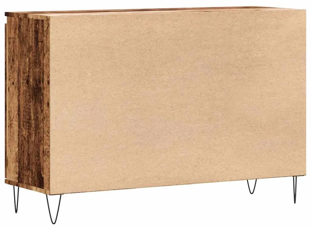 vidaXL Μπουφές Παλιό ξύλο 101,5 x 35 x 70 εκ. από Επεξεργασμένο Ξύλο