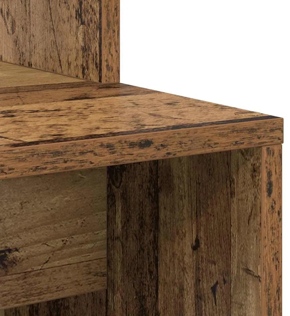 vidaXL Γραφείο Παλιό Ξύλο 78,5 x 37 x 154,5 εκ Επεξεργασμένο ξύλο