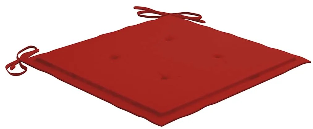 vidaXL Καρέκλες Τραπεζαρίας Κήπου 3 τεμ Μασίφ Ξύλο Ακακίας + Μαξιλάρια