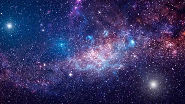 Φωτογραφία Background of galaxy and stars, mik38