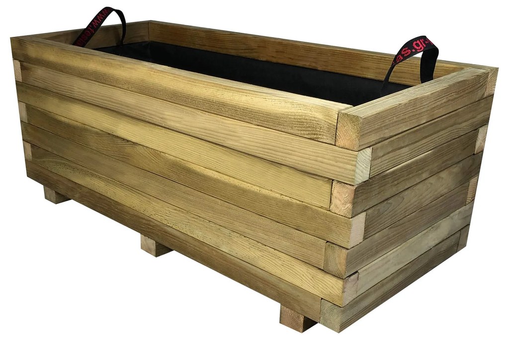 Tesias Ζαρντινιέρα Ξύλινη Παραλ/μη 90x40x36cm-Tesias  TES-105