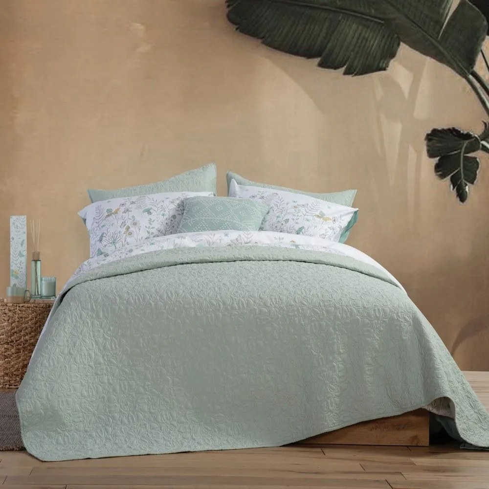 Κουβερλί Spring Mint Nef-Nef Υπέρδιπλo 230x240cm Microfiber-Polyester