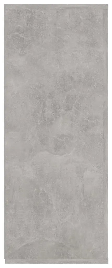 Μπουφές Γκρι του Σκυροδέματος 105 x 30 x 75 εκ. από Επεξ. Ξύλο - Γκρι