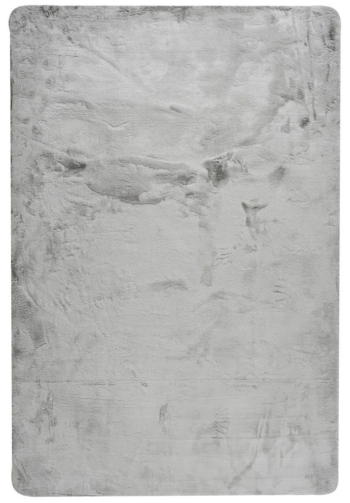 Γούνινα Χαλιά Κρεβατοκάμαρας (Σετ 3τμχ) Polcarpet Rabbit Fur Foam Grey