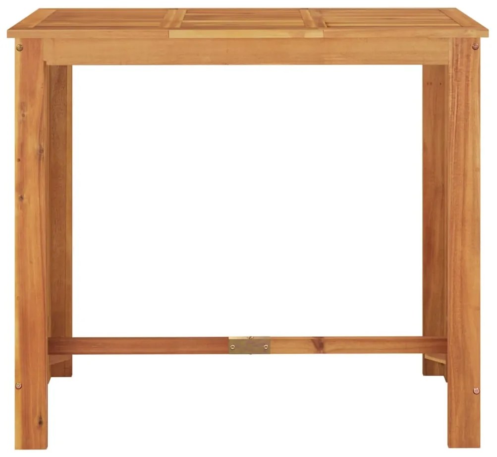 vidaXL Σετ Μπαρ Κήπου 7 Τεμ. Καφέ Μασίφ Ξύλο Ακακίας και Συνθ. Ρατάν