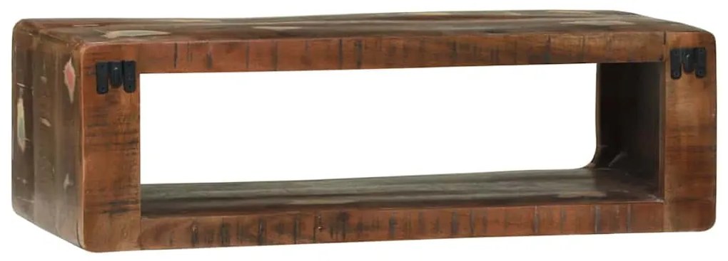 vidaXL Ντουλάπι TV Πολύχρωμο 80 x 30 x 25 εκ Μασίφ ανακυκλωμένο ξύλο