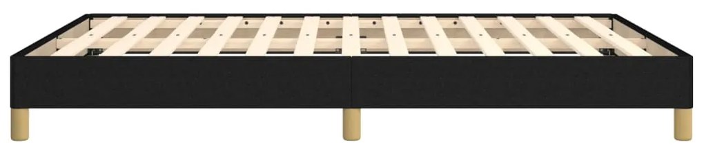 vidaXL Σκελετός Κρεβατιού Χωρίς Στρώμα Μαύρο 140x190 εκ. Υφασμάτινο