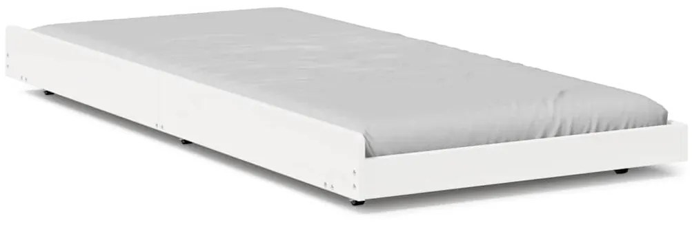vidaXL Σκελετός Κρεβατιού Λευκό 80 x 200 cm Μασίφ ξύλο πεύκου