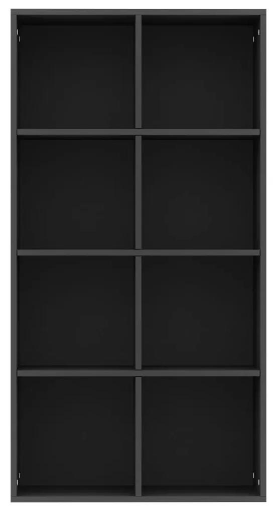 Ραφιέρα/Βιβλιοθήκη Μαύρη 66 x 30 x 130 εκ. από Μοριοσανίδα - Μαύρο