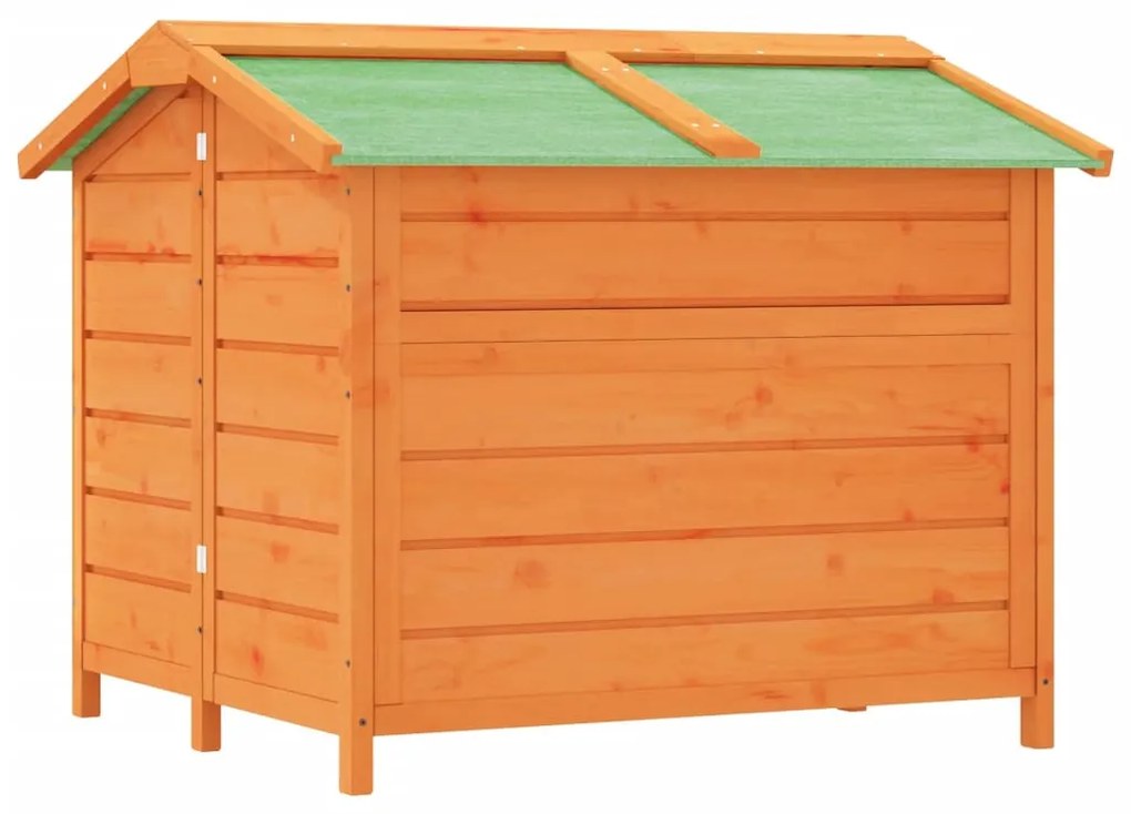 vidaXL Σπίτι Σκύλου Καφέ 96 x 87 x 80,5 εκ. από Μασίφ Ξύλο Πεύκου