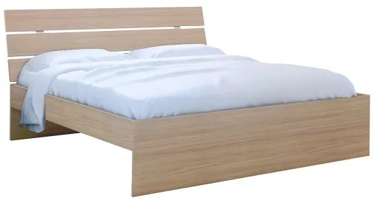 Κρεβάτι &quot;ΝΟΤΑ&quot; διπλό σε χρώμα δρυς 150x200
