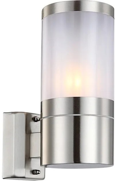 Απλίκα Φωτιστικό Τοίχου 1xΕ27 IP44 Xeloo 32014 Globo Lighting-32014-Ασημί 32014