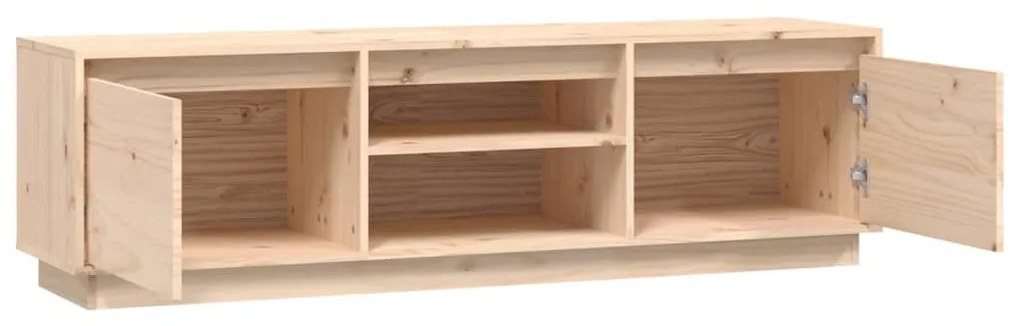 vidaXL Έπιπλο Τηλεόρασης 140 x 35 x 40 εκ. από Μασίφ Ξύλο Πεύκου
