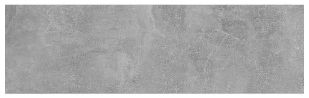 Ράφια Βιβλιοθήκης 4 τεμ Γκρι Σκυροδ. 100x30x1,5 εκ. Μοριοσανίδα - Γκρι