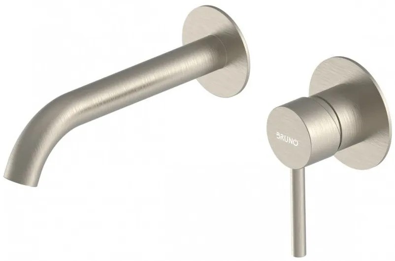 Μπαταρία Νιπτήρα Εντοιχισμού Αναμεικτική Ασημί M61615-207 BRUNO M61615-207