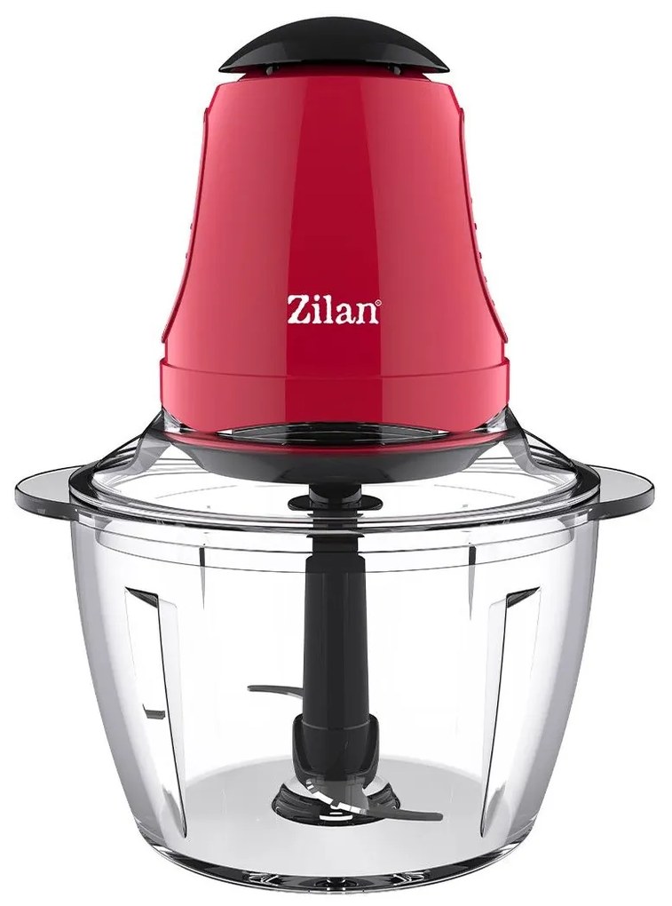 Zilan Πολυκόφτης-Multi 1L 200W με γυάλινο δοχείο και έξτρα καπάκι αποθήκευσης ZLN5619