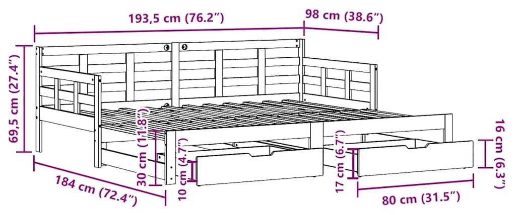 ΚΑΝΑΠΕΣ ΚΡΕΒΑΤΙ ΣΥΡΟΜΕΝΟΣ ΧΩΡΙΣ ΣΤΡΩΜΑ 90X190 ΕΚ. &amp; ΣΥΡΤΑΡΙΑ 3302259