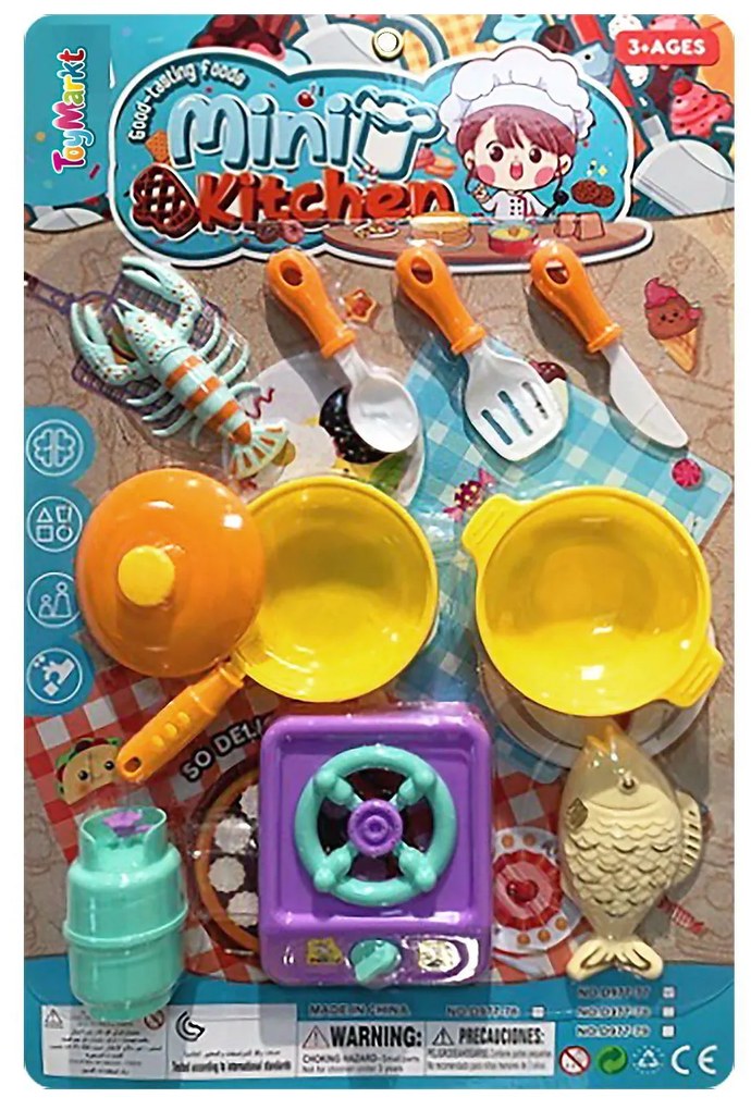 Κουζινικά Καρτέλα Γκαζιέρα 28x43cm ToyMarkt 971252 77-1232