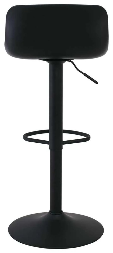 Σκαμπώ MOSS BAR Μέταλλο/PP Μαύρο 44x45x58/81-79/102cm (Σετ 2 ΤΕΜ)