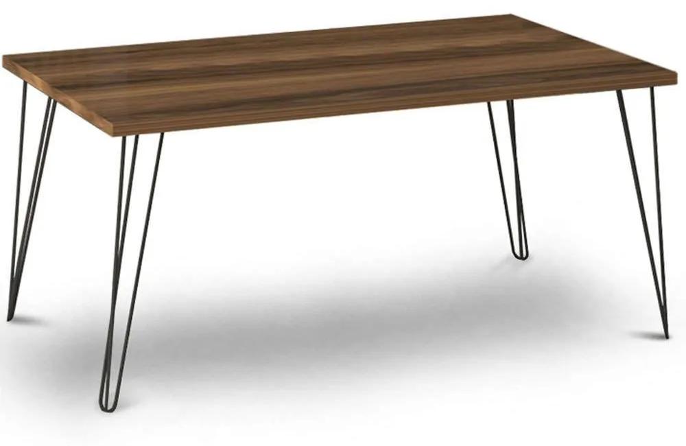 Τραπέζι Σαλονιού Fiona 0117653 90x55x43cm Walnut