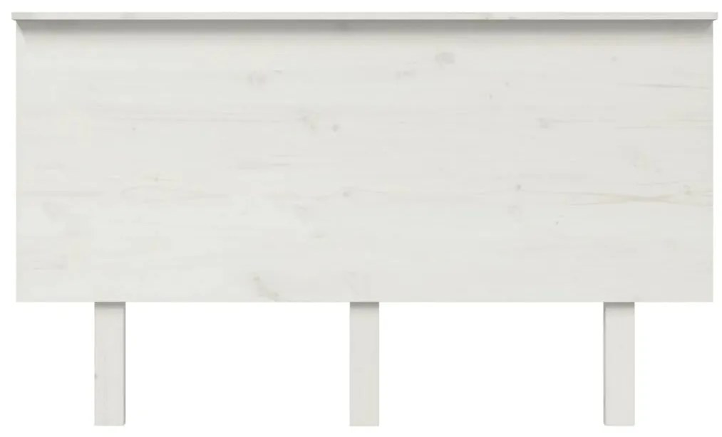 vidaXL Κεφαλάρι Κρεβατιού Λευκό 184x6x82,5 εκ. Μασίφ Ξύλο Πεύκου