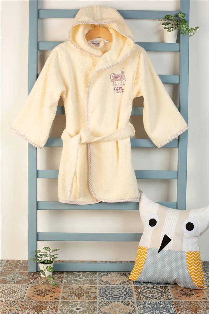 ΜΠΟΥΡΝΟΥΖΙ Με Κέντημα bebe Rabbit Girl 148 SIZE:02 Εκρού 100% Cotton - DIMcol