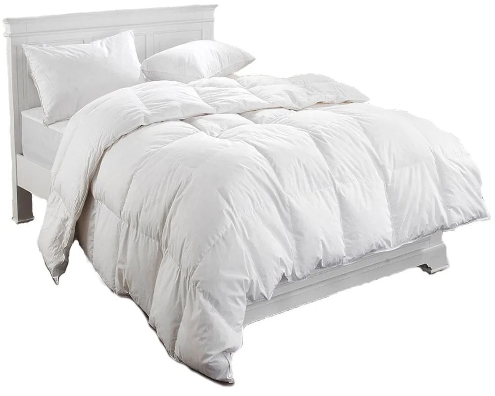 Πάπλωμα Πουπουλένιο White Viopros Υπέρδιπλo 220x240cm Πούπουλο-Φτερό