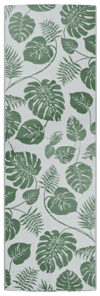 vidaXL Χαλί εξωτερικού χώρου ARAKIL Πράσινο 80x250 cm PP