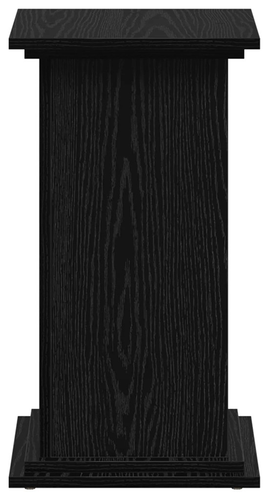 vidaXL Βάση Φυτών Μαύρης Δρυός 33x33x60 εκ. Φτιαγμένο από Ξύλο