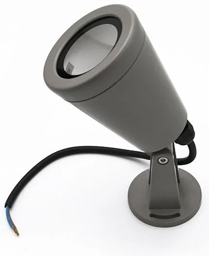 Adeleq Φωτιστικό Κήπου Κωνικό PC Με Βάση Ντουί GU10 IP65 Γκρι 3-10086