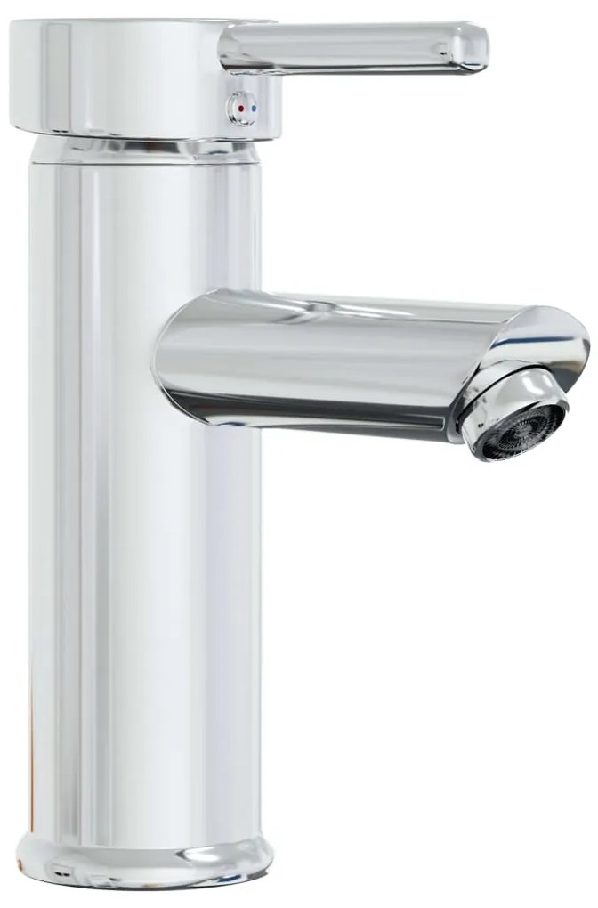 vidaXL Νιπτήρας Ένθετος Λευκός 81 x 39 x 18 εκ. Κεραμικός με Βρύση