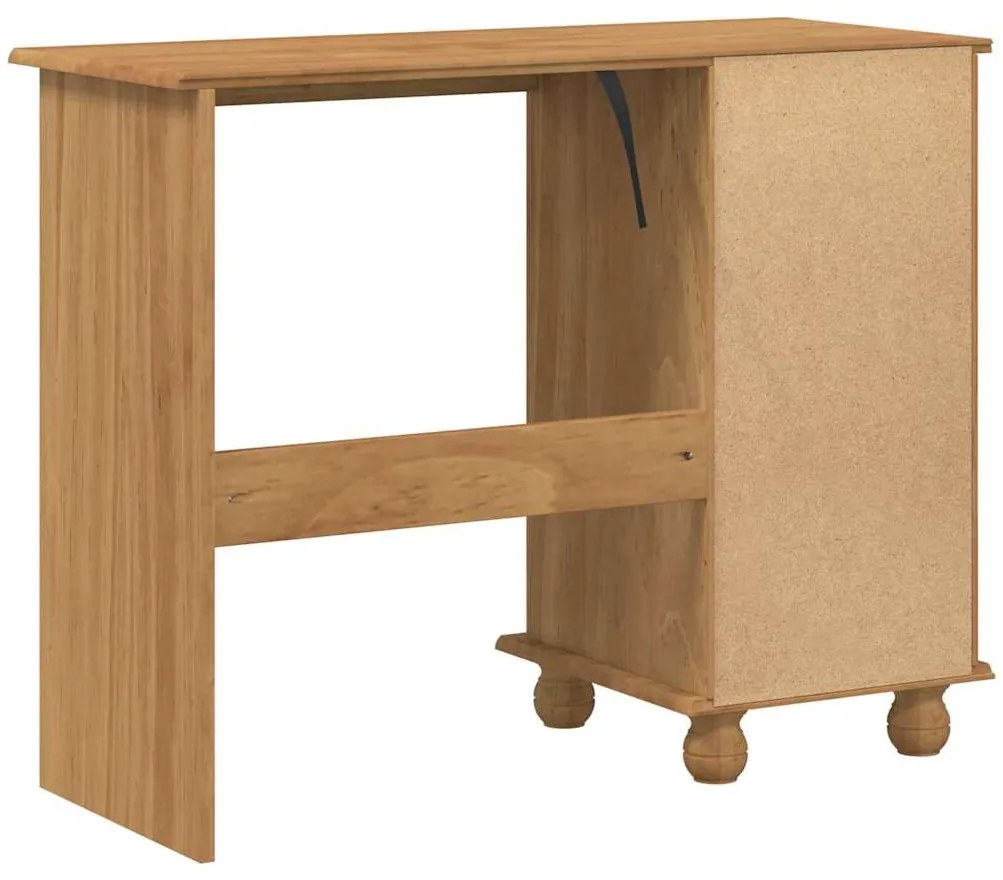 vidaXL Γραφείο ASKIM Καφέ 95 x 40 x 75 εκ. Μασίφ ξύλο πεύκου