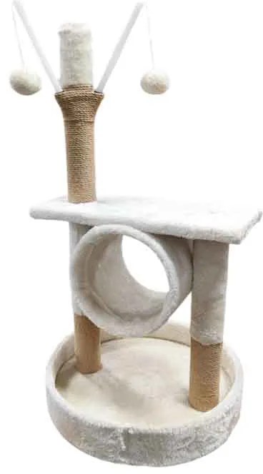 Ονυχοδρόμιο Γάτας 80cm με Παιχνίδια - Cat Tree Scratching Post 80cm with Toys