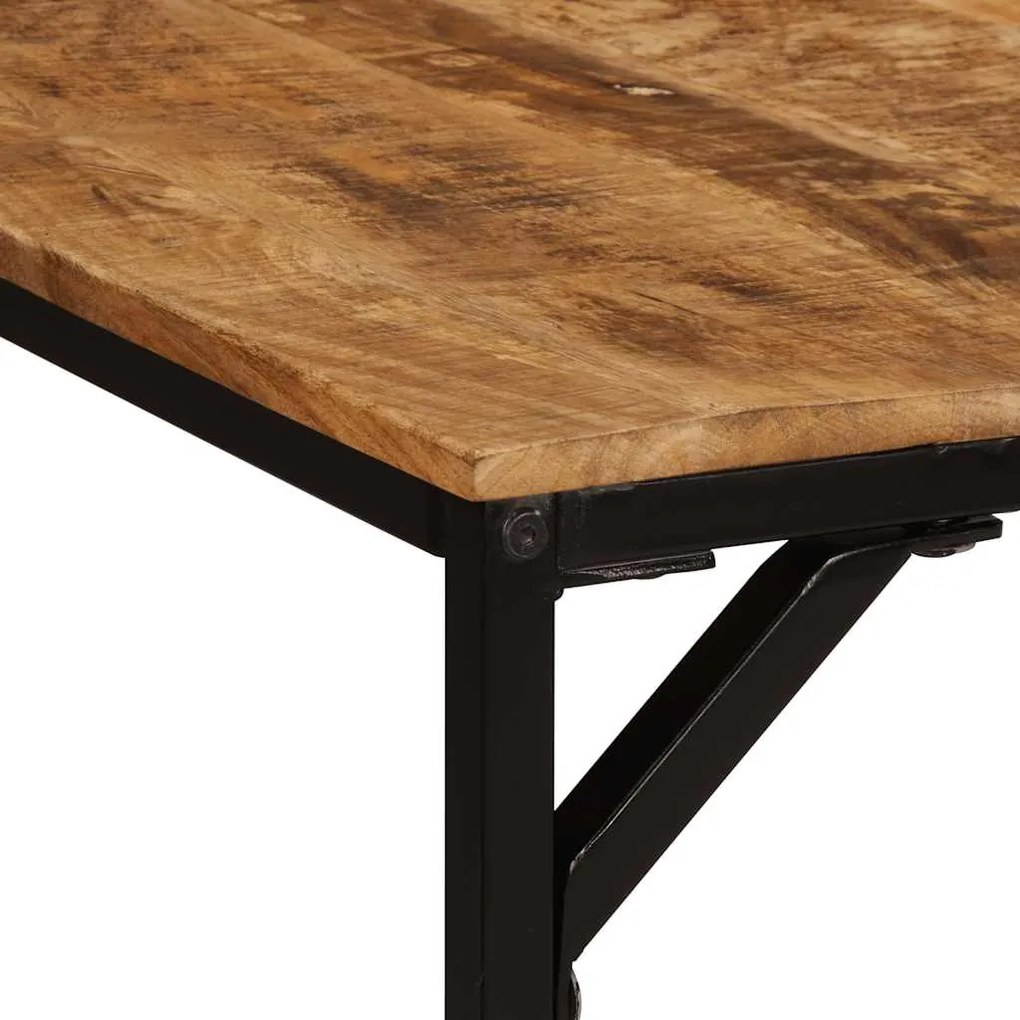vidaXL Τραπεζαρία 200 x 100 x 75 εκ. από Μασίφ Ακατέργαστο Ξύλο Μάνγκο