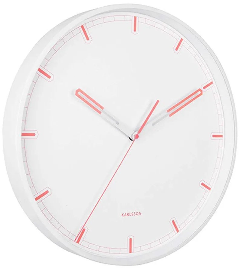 Ρολόι Τοίχου Dipped KA5775CP Φ40cm White-Bronze Karlsson Metal