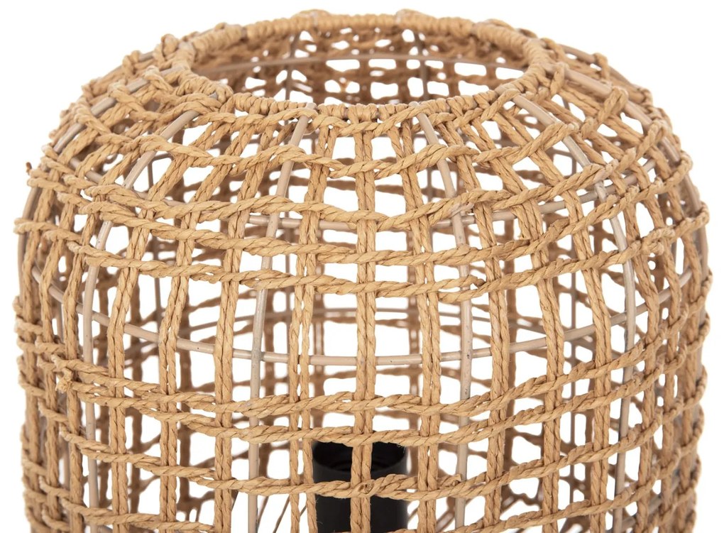 Φωτιστικό Δαπέδου C4359 Μέταλλο - Paper Rope σε Καφέ Φ25x78,5Υεκ. 25x25x78.5 εκ.