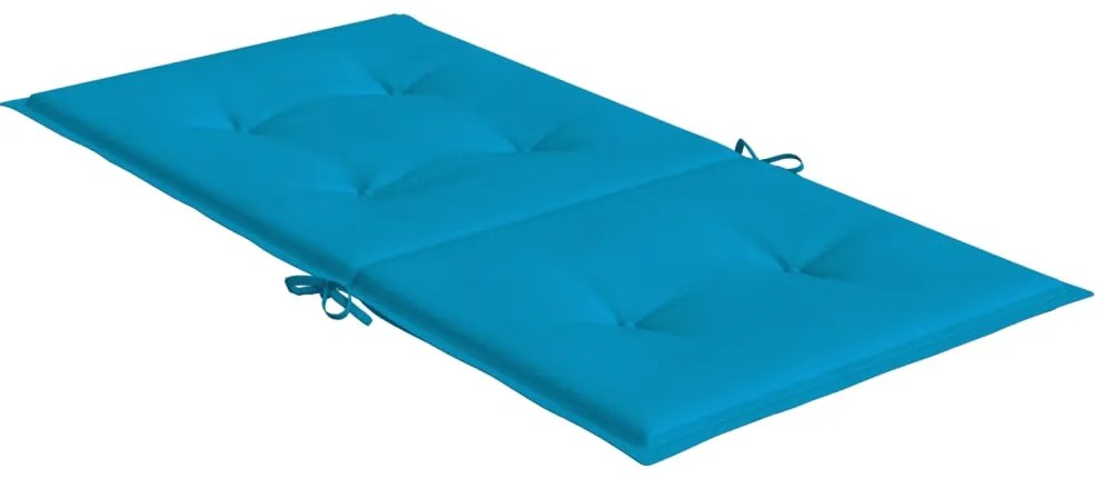 vidaXL Μαξιλάρια Καρέκλας Κήπου με Πλάτη 2 τεμ. Μπλε 100x50x3 εκ.