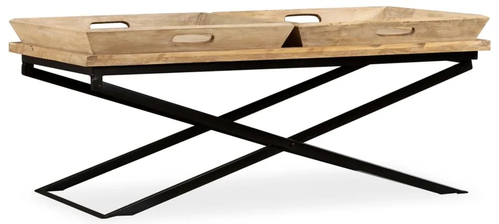 vidaXL Τραπεζάκι Σαλονιού 110 x 55 x 42 εκ. από Μασίφ Ξύλο Μάνγκο