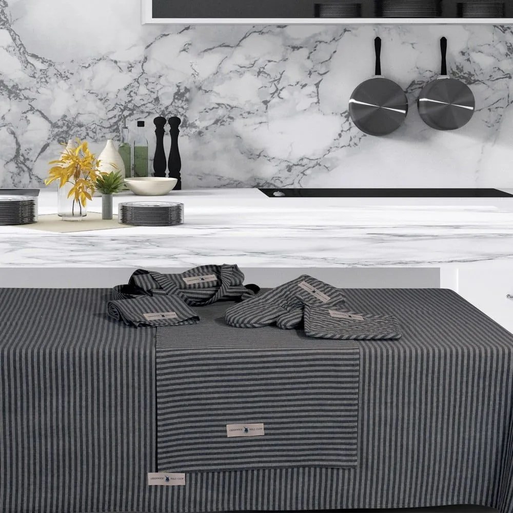 Runner 2702 Grey Greenwich Polo Club 40X150 40x150cm 100% Βαμβάκι