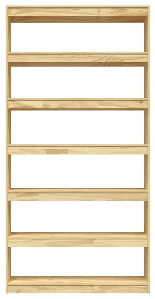 Βιβλιοθήκη/Διαχωριστικό Χώρου 40x30x199 εκ. Μασίφ Ξύλο Πεύκου 808228
