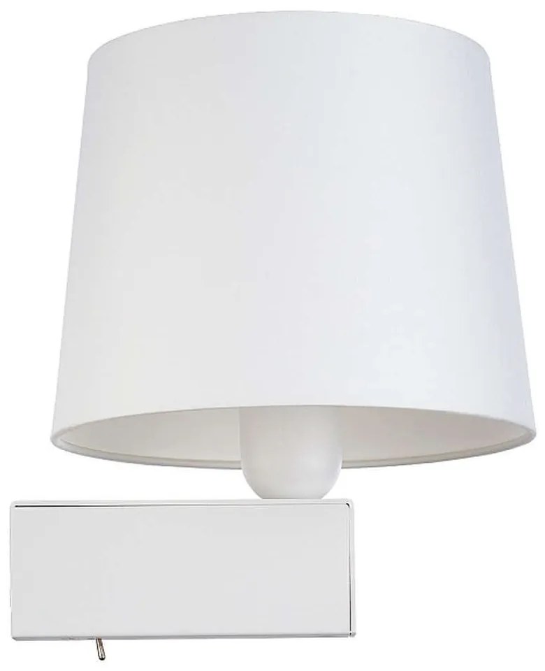 Φωτιστικό Τοίχου - Απλίκα Chillin 8201 1xE27 max 40W White Nowodvorski Metal, Fabric