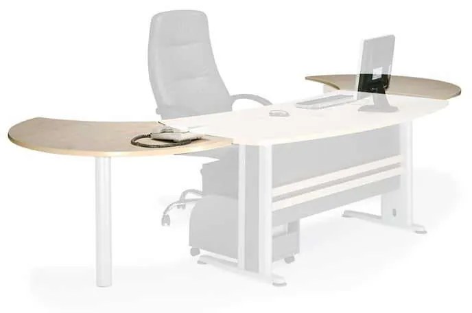 Επιφάνεια επέκτασης Executive Dark Grey/Beech 120x80cm