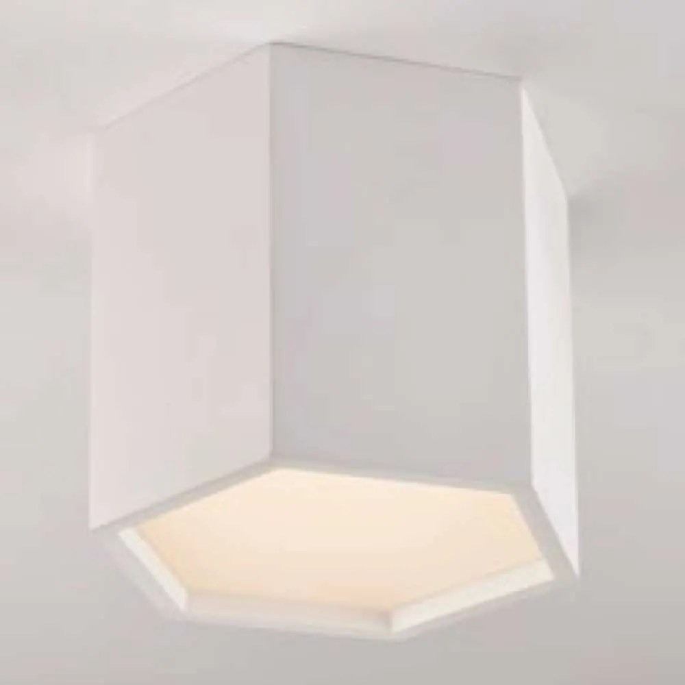 Φωτιστικό Οροφής - Πλαφονιέρα Vortex LED-VORTEX-PL1 12W Led 20x17,3x15cm White Intec Plaster