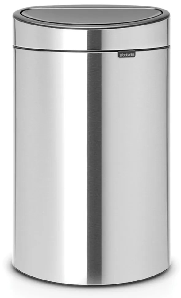 Brabantia 649734 Κάδος Απορριμμάτων Touch Bin New 40L, Matt Steel Fingerprint Proof