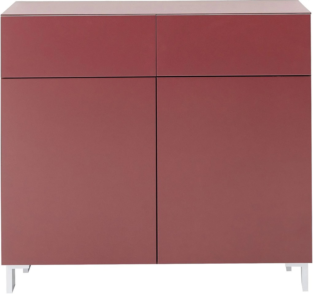 Lh-homefurniture Μπουφές Κ2 Μπορντό 100x95x41cm A_21116_K21s-red