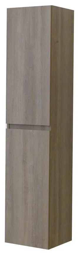 Στήλη μπάνιου κρεμαστή OMEGA 35 Grey Oak 35x32x160 εκ.